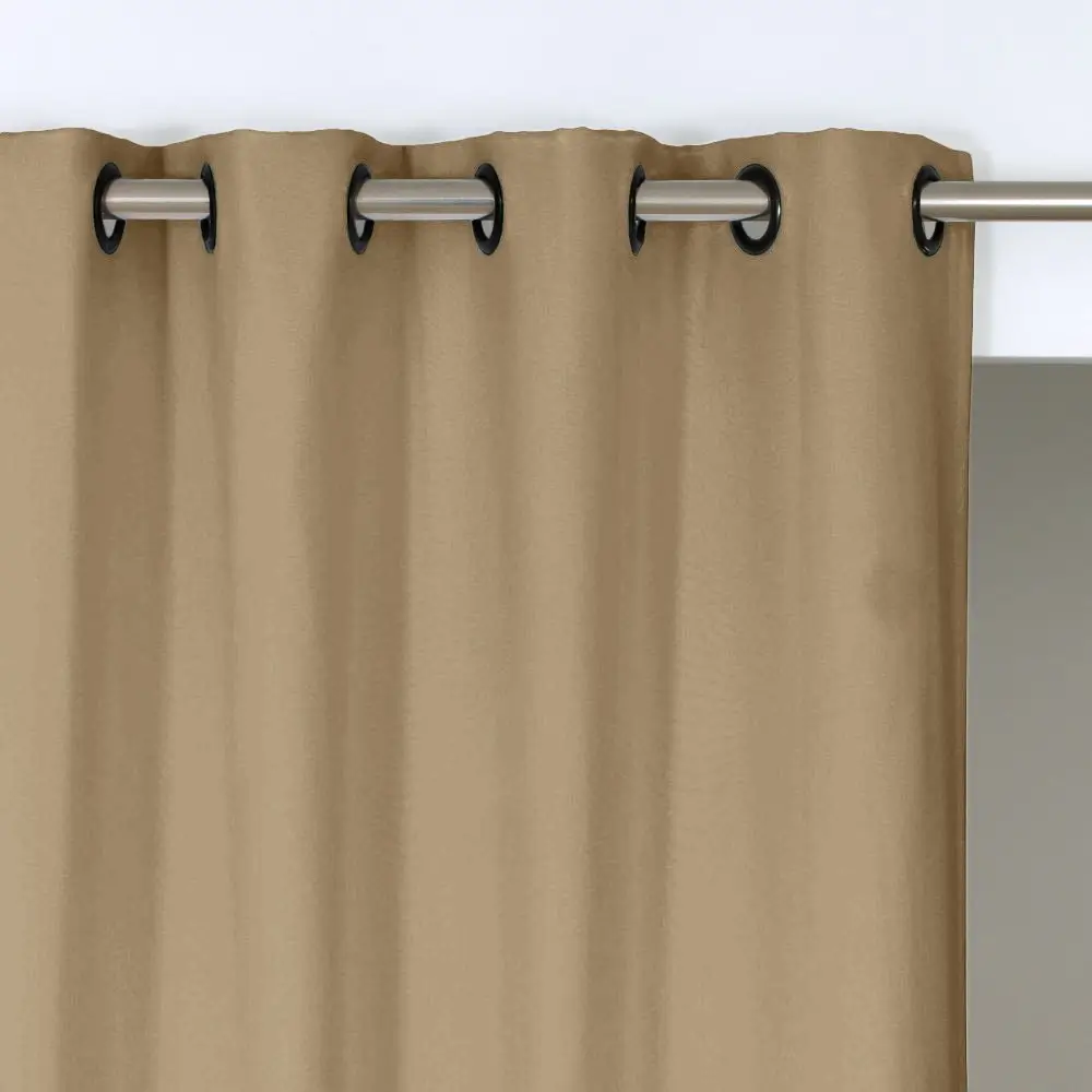Beige curtains