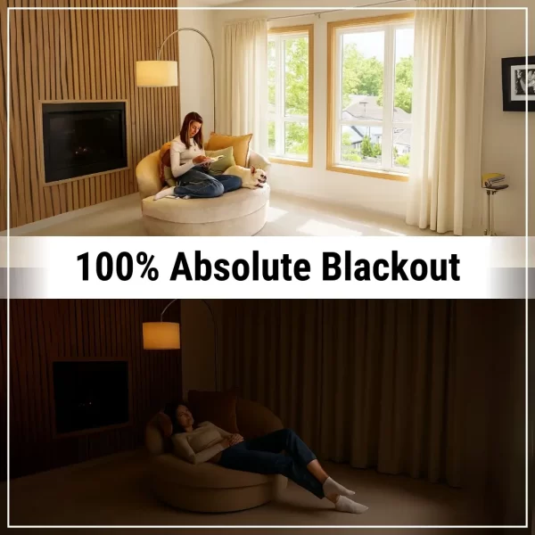 Full blackout curtains