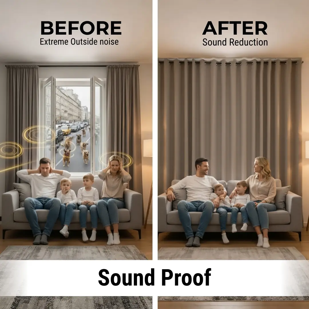 How to Soundproof Windows with Soundproof Curtains?