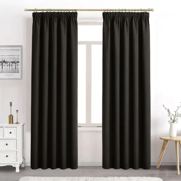 black curtains for your windows