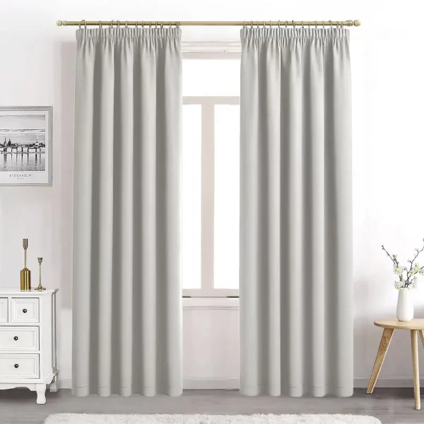 white curtains for every doors