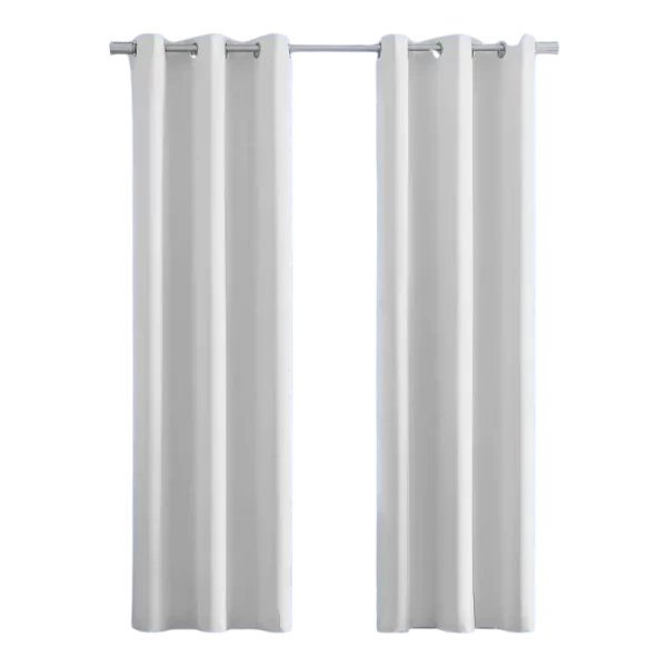 Premium Quality White Grommet Curtains